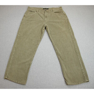 Calvin Klein Jeans Pants Mens 40 x 30 Beige 100% Cotton Corduroy